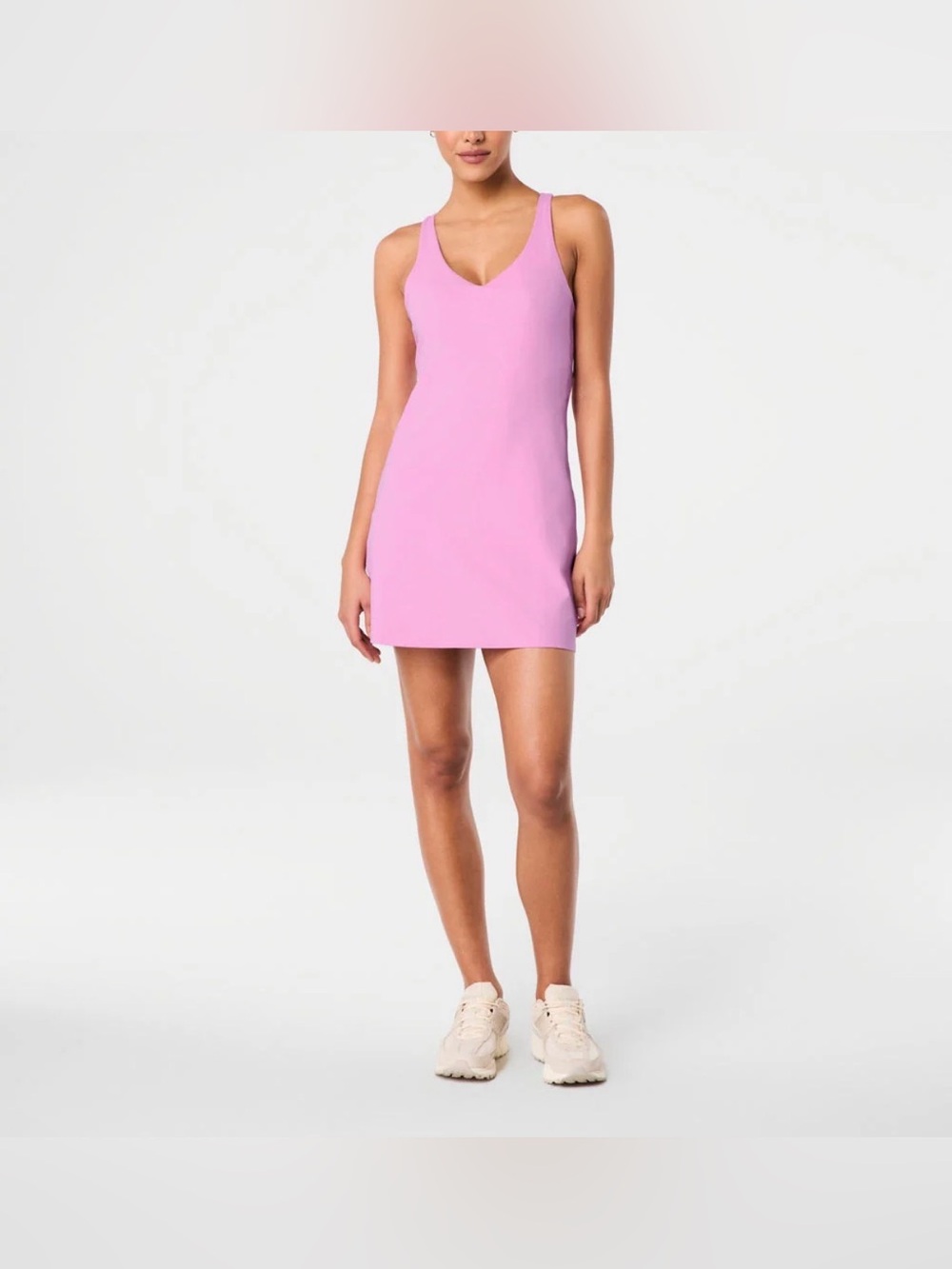 Spanx booty boost v-neck dress